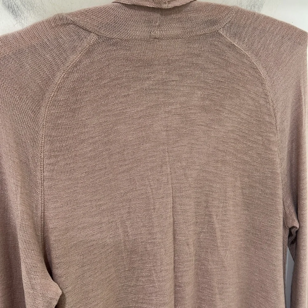 FREE PEOPLE Intimately Free Weekend Snuggle Neutral Mock-Neck Lightweight Top M